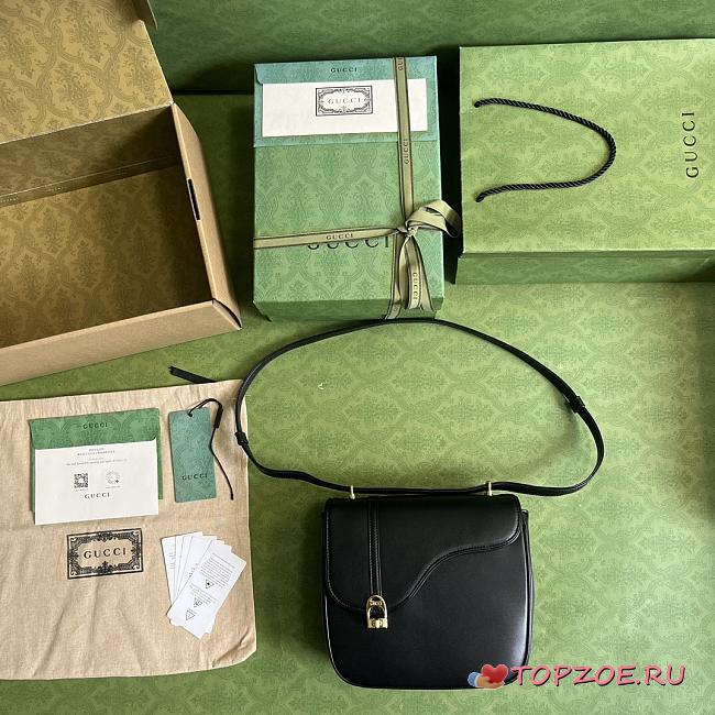  Equestrian inspired shoulder bag ‎740988 21x20x7CM - 1