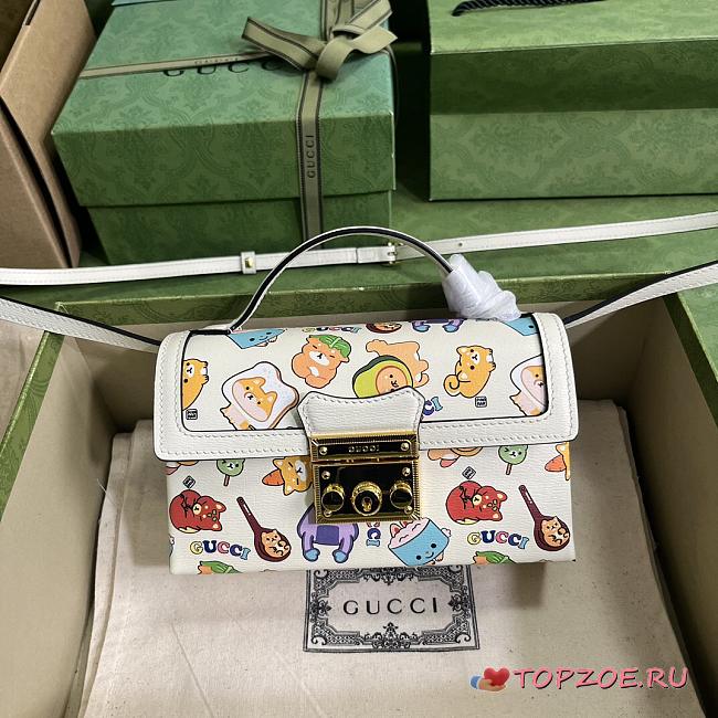 Padlock Gucci animal print mini bag 652683 18x10x5CM - 1