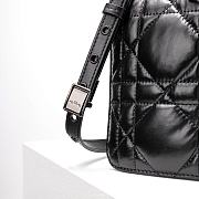 DIOR 30 MONTAIGNE BAG BLACK 25.5x15.5x8cm - 4