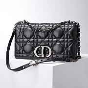 DIOR 30 MONTAIGNE BAG BLACK 25.5x15.5x8cm - 5