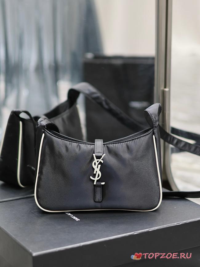 YSL Nylon Shoulder hobo bag Top02 25×15×6cm - 1