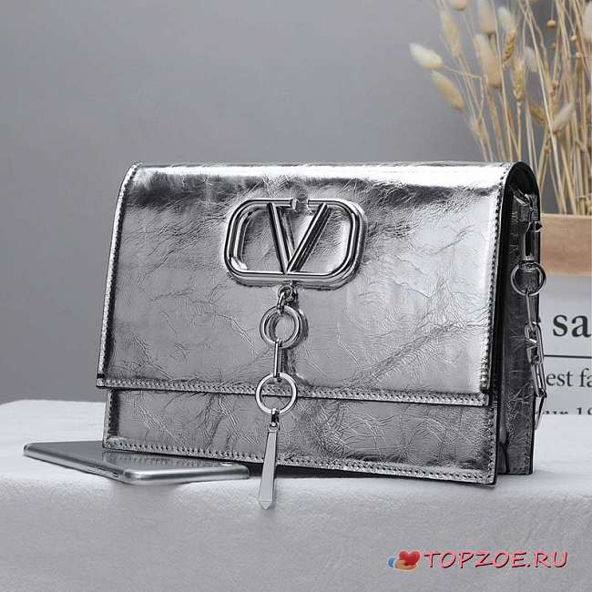 GARAVANI VSLING VCASE ORIGINAL CALFSKIN LEATHR04  W22 x H16 x D5cm - 1