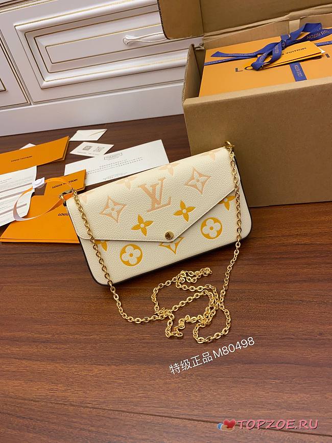 Lv wallet with chain FÉLICIE POCHETTE M80498 21 x 12 x 3CM - 1
