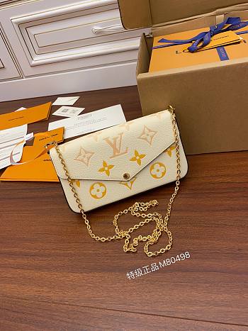 Lv wallet with chain FÉLICIE POCHETTE M80498 21 x 12 x 3CM
