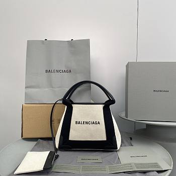 Balenciaga navy cabas bag 32*20*7.5cm