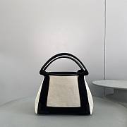 Balenciaga navy cabas bag 32*20*7.5cm - 2