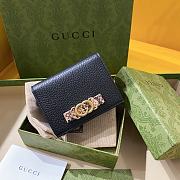 WALLET WITH INTERLOCKING G PYTHON BOW 11*8.5*3cm - 1