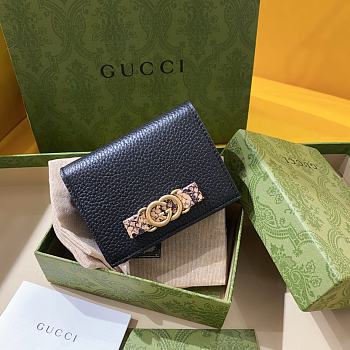 WALLET WITH INTERLOCKING G PYTHON BOW 11*8.5*3cm