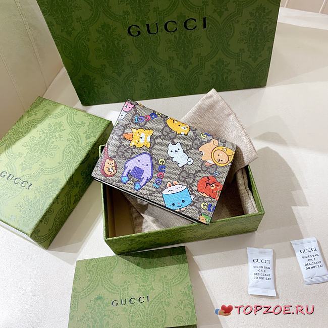 Monogram Unisex Other Animal Patterns Folding Wallet 11*8.5*3cm - 1