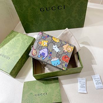 Monogram Unisex Other Animal Patterns Folding Wallet 11*8.5*3cm