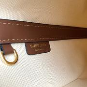 Burberry Small Logo Graphic Cotton Canvas Peggy Bucket Bag 21X16.5X25CM - 4
