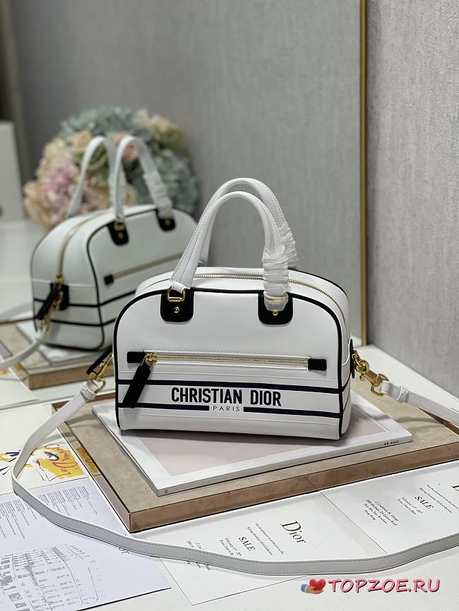 Dior Vibe Zip Bowling Micro Bag  25×13×16.5cm - 1
