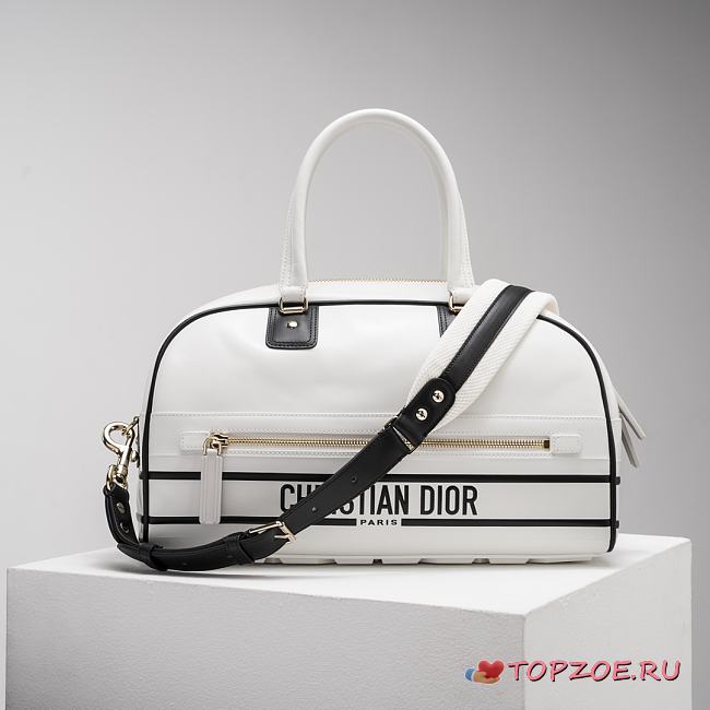 Dior Vibe Zip Bowling Bag05  34 x 18 x 15 cm - 1