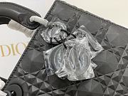 Dior Bag Black with Diamond Motif 20x16.5x8 - 2