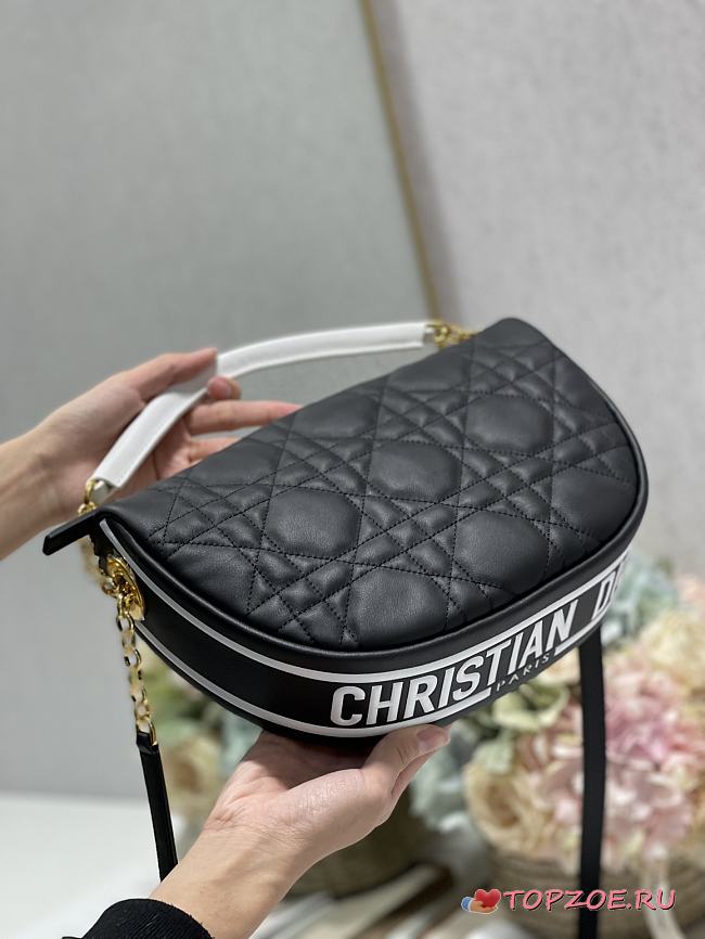 dior Vibe Hobo Cannage Quilt Lambskin Medium 29×20×9cm - 1