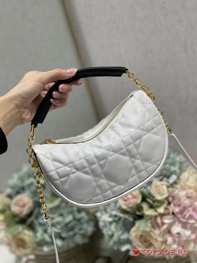 Vibe Hobo Cannage Quilt Lambskin 02 20×15×7cm - 1