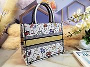 Dior Pixel Zodiac Canvas Tote White, Cotton01 36.5X28X16CM - 5
