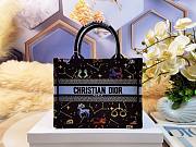 Dior Pixel Zodiac Canvas Tote black, Cotton 26.5X21X14CM - 1