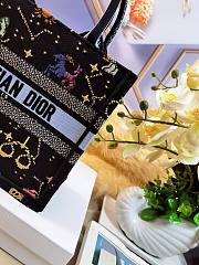 Dior Pixel Zodiac Canvas Tote black, Cotton 26.5X21X14CM - 3