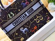 Dior Pixel Zodiac Canvas Tote black, Cotton 26.5X21X14CM - 2