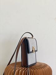 Burberry GREY 'Robin' shoulder bag 13.5 x 4.5 x 19cm strap length40-56cm - 6