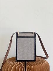 Burberry GREY 'Robin' shoulder bag 13.5 x 4.5 x 19cm strap length40-56cm - 4