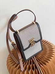 Burberry GREY 'Robin' shoulder bag 13.5 x 4.5 x 19cm strap length40-56cm - 2