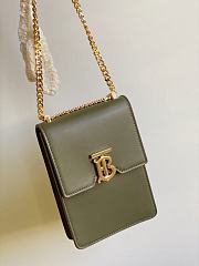 Burberry Green 'Robin' shoulder bag 13.5 x 4.5 x 19cm  shoulder strap40-56CM - 5
