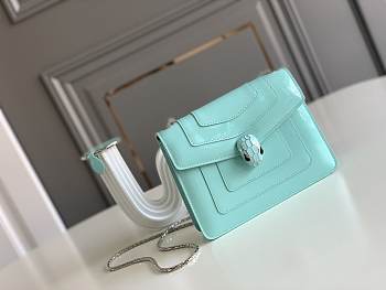 Bvlgari Leather Serpenti Forever 20*14*4.5Cm