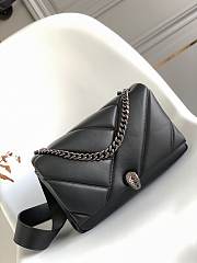 Bvlgari Serpenti Cabochon Deep Jade Calf Leather And Enamel Shoulder Bag01 27*18*11cm - 1