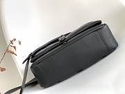 Bvlgari Serpenti Cabochon Deep Jade Calf Leather And Enamel Shoulder Bag01 27*18*11cm - 6