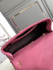 Bvlgari Serpenti Cabochon Deep Jade Calf Leather And Enamel Shoulder Bag03 22.5*15*10cm - 3