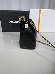 CHANEL 23p mini 22bag 17cmX16cmX7cm - 6