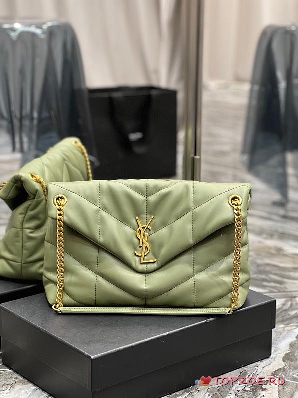 YSL BAGS Loulou Puffer Real Leather Solft Bag 29x17x11cm - 1