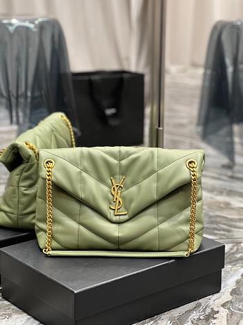 YSL BAGS Loulou Puffer Real Leather Solft Bag 29x17x11cm