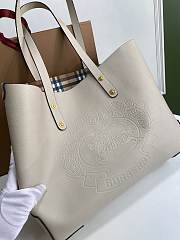 Embossed Letter Badge Handbags 35*29*12cm - 4