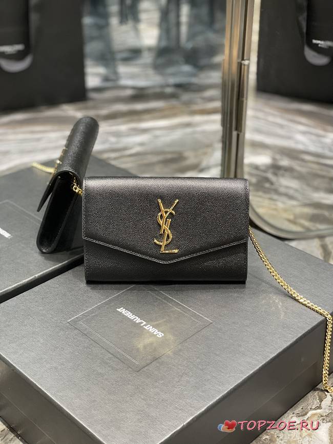 YSL Saint Laurent Uptown Cowhide 01 19*12*3cm - 1