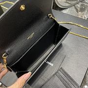 YSL Saint Laurent Uptown Cowhide 01 19*12*3cm - 4