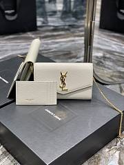 YSL Saint Laurent Uptown Cowhide 02 19*12*3cm - 1