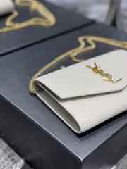 YSL Saint Laurent Uptown Cowhide 02 19*12*3cm - 3