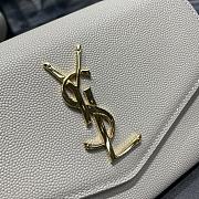 YSL Saint Laurent Uptown Cowhide 02 19*12*3cm - 6