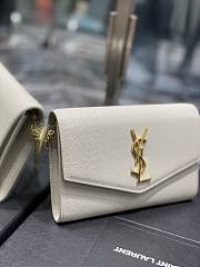 YSL Saint Laurent Uptown Cowhide 02 19*12*3cm - 4