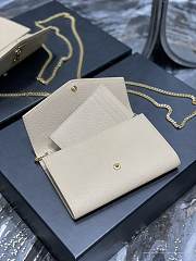 YSL Saint Laurent Uptown Cowhide 03 19*12*3cm - 4