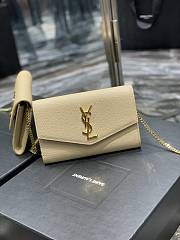 YSL Saint Laurent Uptown Cowhide 03 19*12*3cm - 5