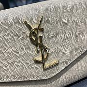YSL Saint Laurent Uptown Cowhide 03 19*12*3cm - 6