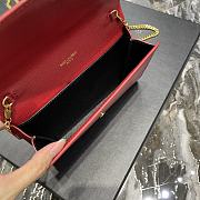 YSL Saint Laurent Uptown Cowhide  19*12*3cm - 2