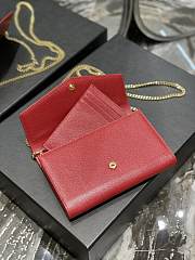 YSL Saint Laurent Uptown Cowhide  19*12*3cm - 4