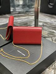 YSL Saint Laurent Uptown Cowhide  19*12*3cm - 5