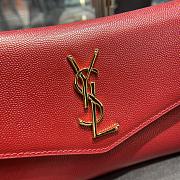 YSL Saint Laurent Uptown Cowhide  19*12*3cm - 6