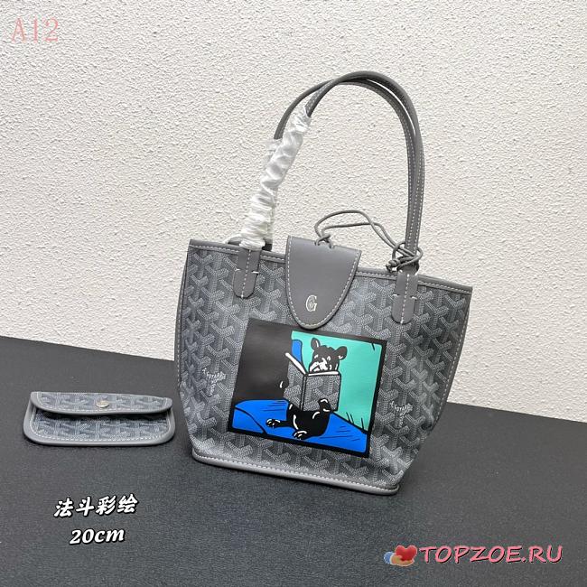 anjou mini tote goyard 02  20cm*19cm*8cm，pocket:30cm - 1